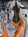 kirc The Red Tower in Halle Art A4 Photo Print