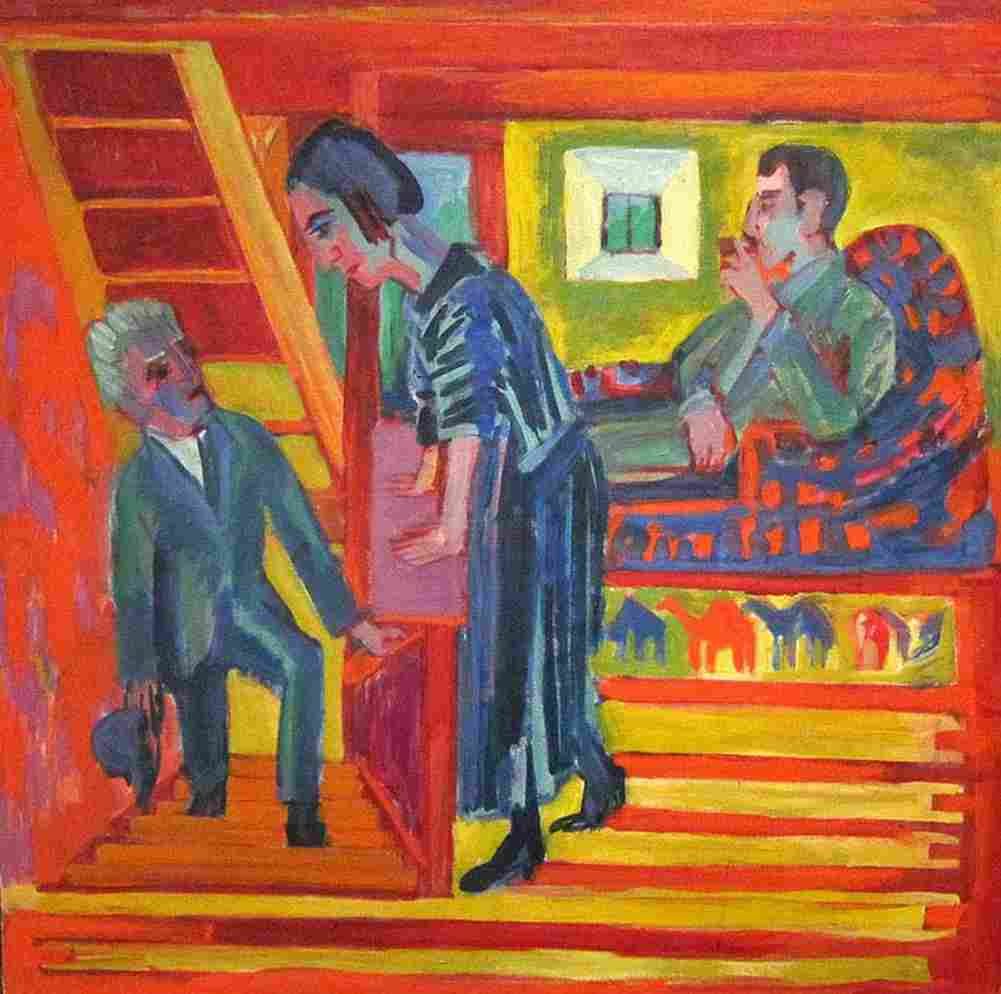 kirc The Visit Couple and Newcomer Art A4 Photo Print