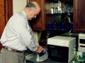 kitchen cleaning man1980s 1990s A4 Photo Print