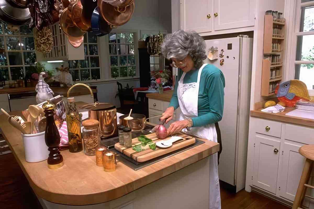 kitchen cooking woman A4 Photo Print