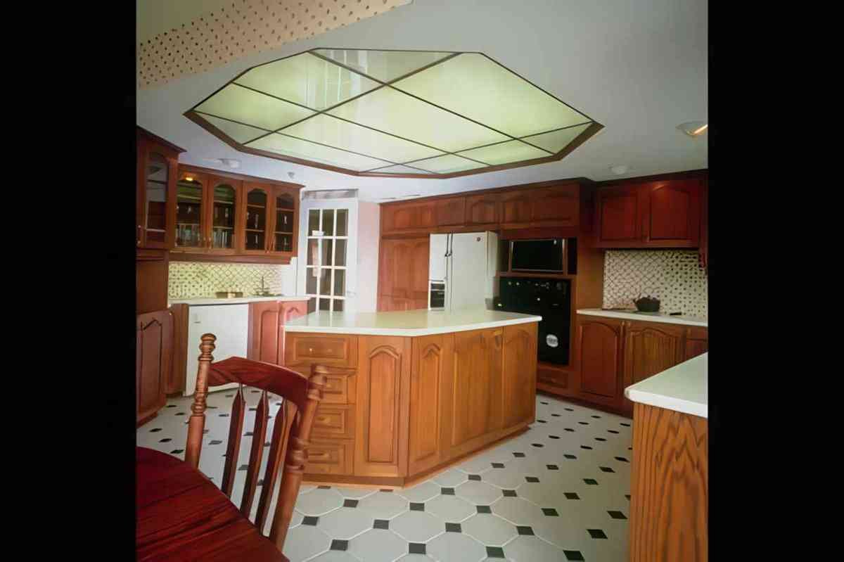 kitchen island design A4 Photo Print