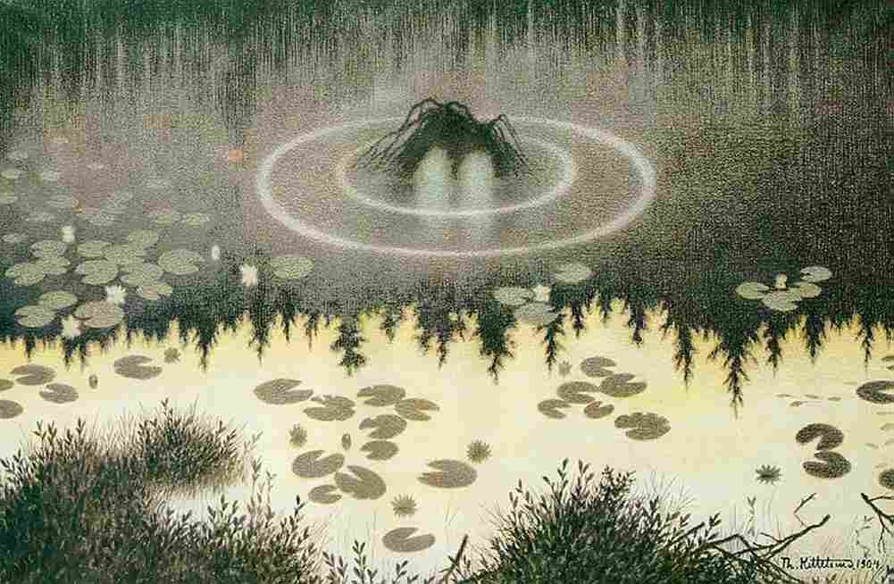 kitt The Water Spirit Art A4 Photo Print