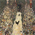 kl Garden Path with Chickens Art A4 Photo Print