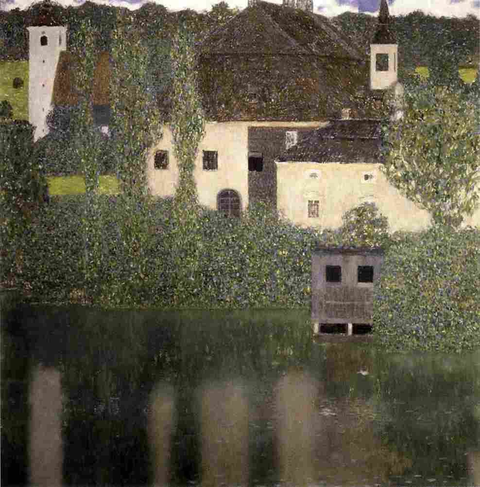 kl Schloss Kammer on the Attersee Art A4 Photo Print