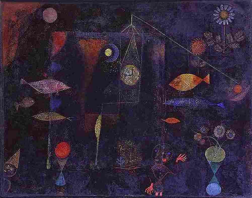 klee Fish Magic Art A4 Photo Print