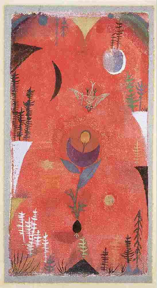 klee Flower Myth Art A4 Photo Print