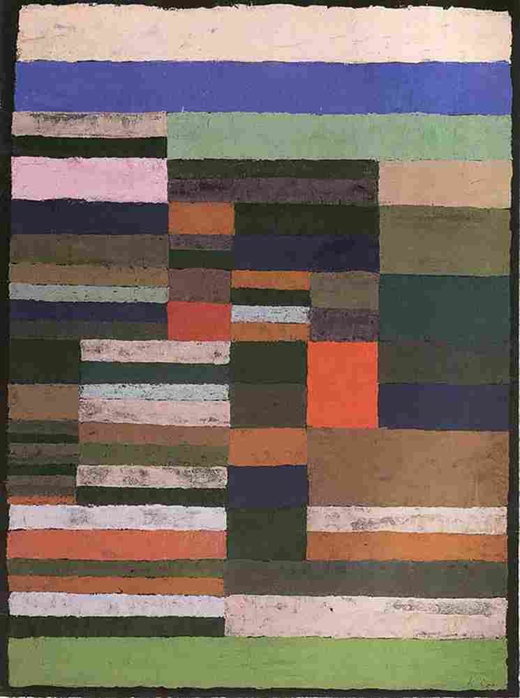 klee Individualized Altimetry of Layers Art A4 Photo Print