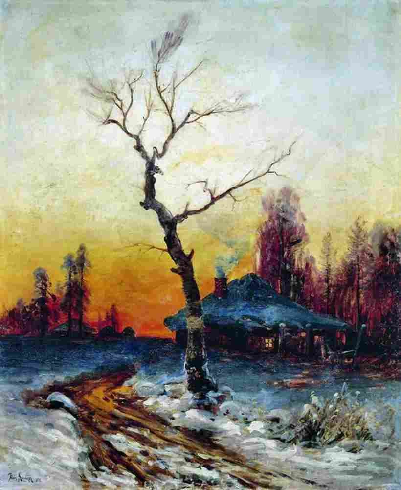 klever julius winter night Art A4 Photo Print