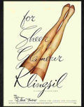 klingsill stockings advert Advert A4 Photo Print