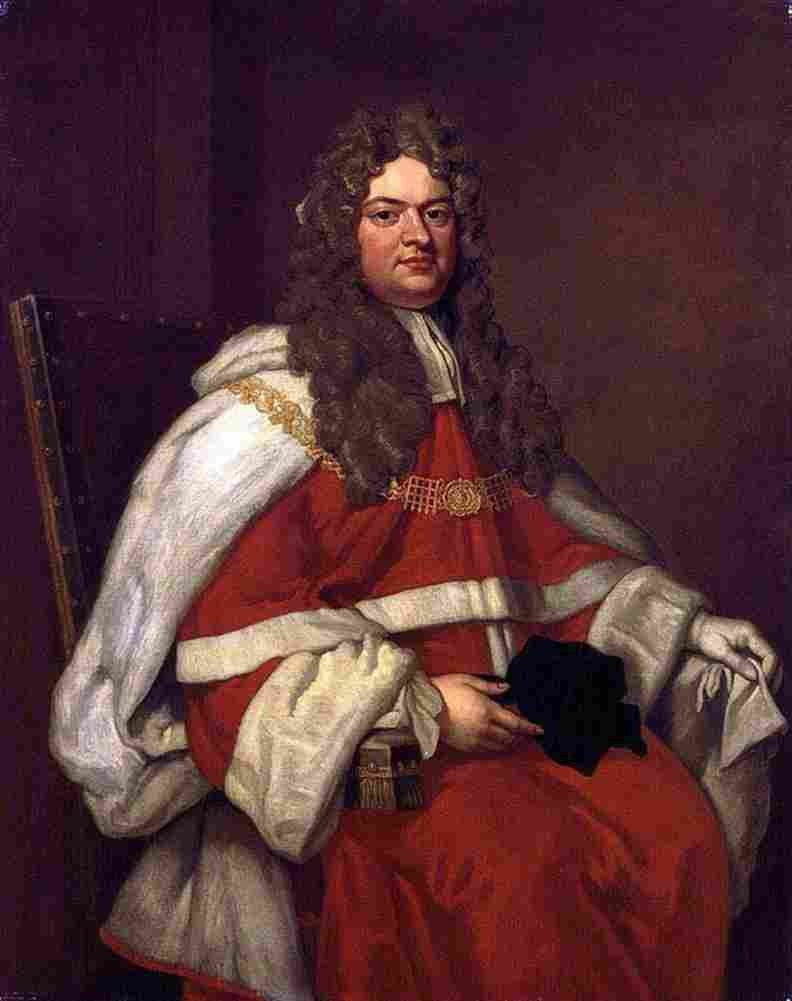 kne Thomas Parker First Earl of Macclesfield Art A4 Photo Print