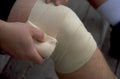 knee bandage injury 1980s 1990s A4 Photo Print