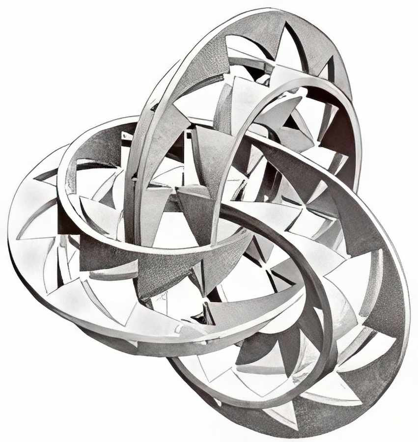 knot mc escher 1966 A4 Photo Print