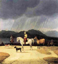 kobell Riders at the Tegernsee III Art A4 Photo Print