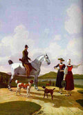 kobell Riders on Lake Tegernsee Art A4 Photo Print