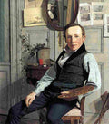 kobke Portrait of Frederik Sodring Art A4 Photo Print