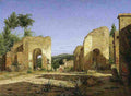 kobke Via Sepulcralis in Pompeii Art A4 Photo Print