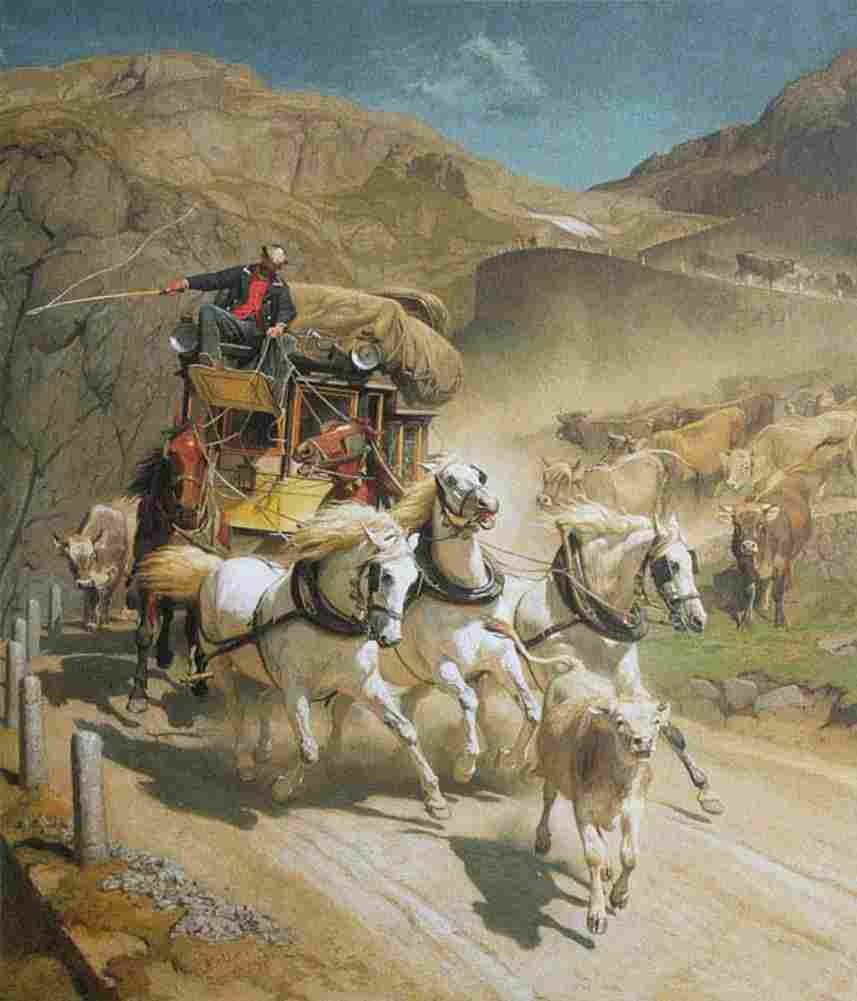 koller rudolf gotthard post Art A4 Photo Print