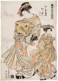 koryusai New Designs as Fresh as Young Leaves Art A4 Photo Print