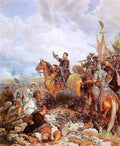 koss King John III Sobieski Blessing Polish attack on Turks in Vienna Art A4 Photo Print