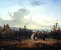 kost Altercation with a Jewish Merchant Art A4 Photo Print