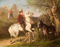 kost Rider on a White Horse Art A4 Photo Print