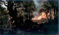 kost Village on Fire Art A4 Photo Print