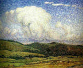 kreu Sunny Clouds Art A4 Photo Print