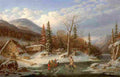 krie Winter Landscape Laval Art A4 Photo Print