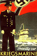 krie gsw marine Vintage world war A4 Photo Print