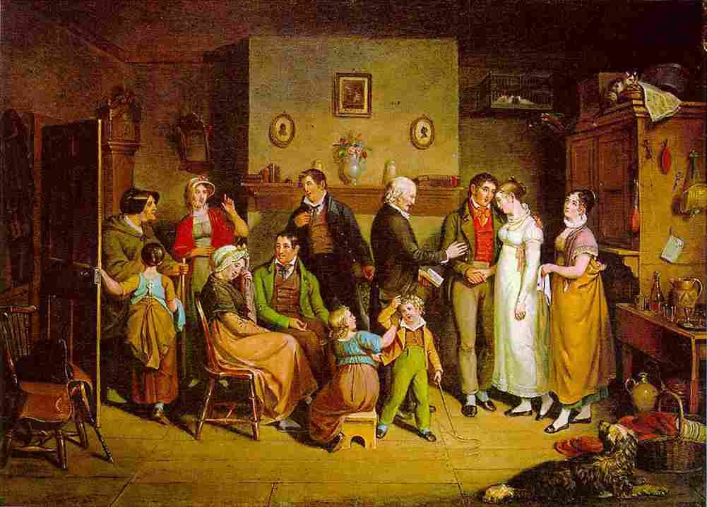 krimmel The Country Wedding Art A4 Photo Print