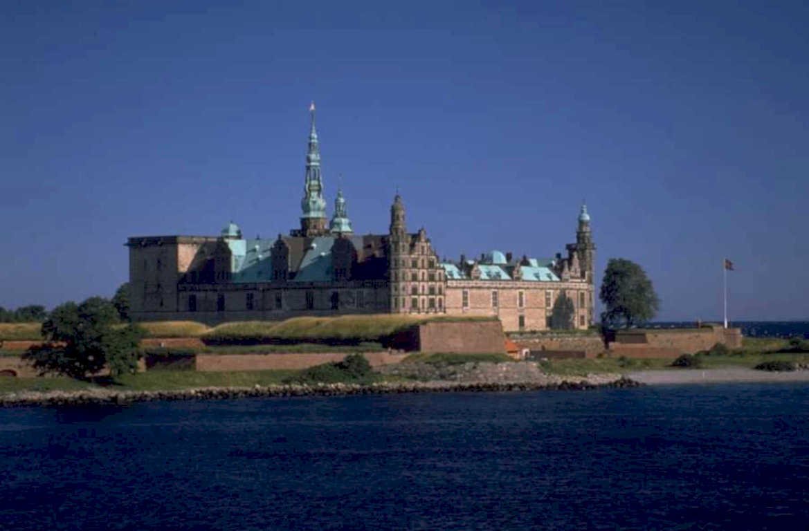 kronborg castle elsnore 1980s 1990s A4 Photo Print