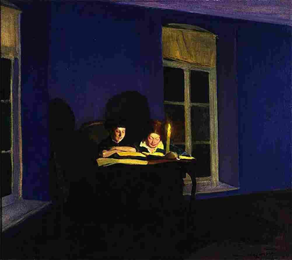 krz By the Light of Candle Art A4 Photo Print