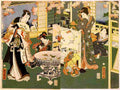 kunichika Spring Outing Art A4 Photo Print