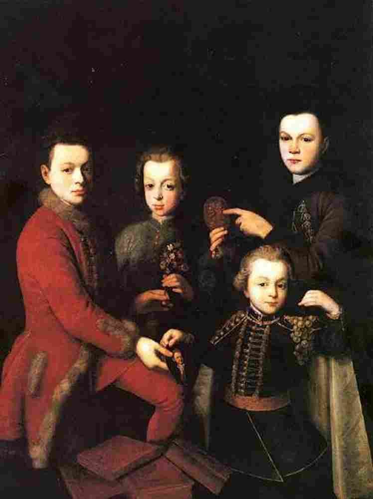 kup Four Hungarian Children Art A4 Photo Print