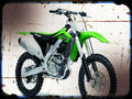 kx 250f 1 A4 Photo Print Motorbike Vintage Aged