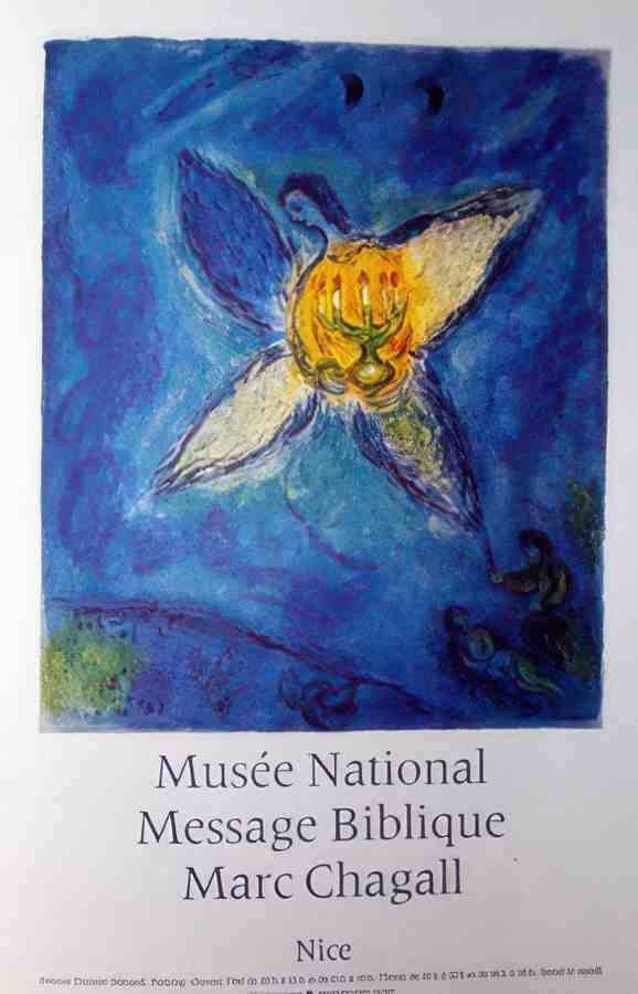 l angeauchandelier Chagall Vintage Advert A4 Photo Print