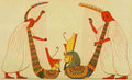 lHistoire des Instruments de Musique 1878 Egyptians playing harp A4 Photo Print
