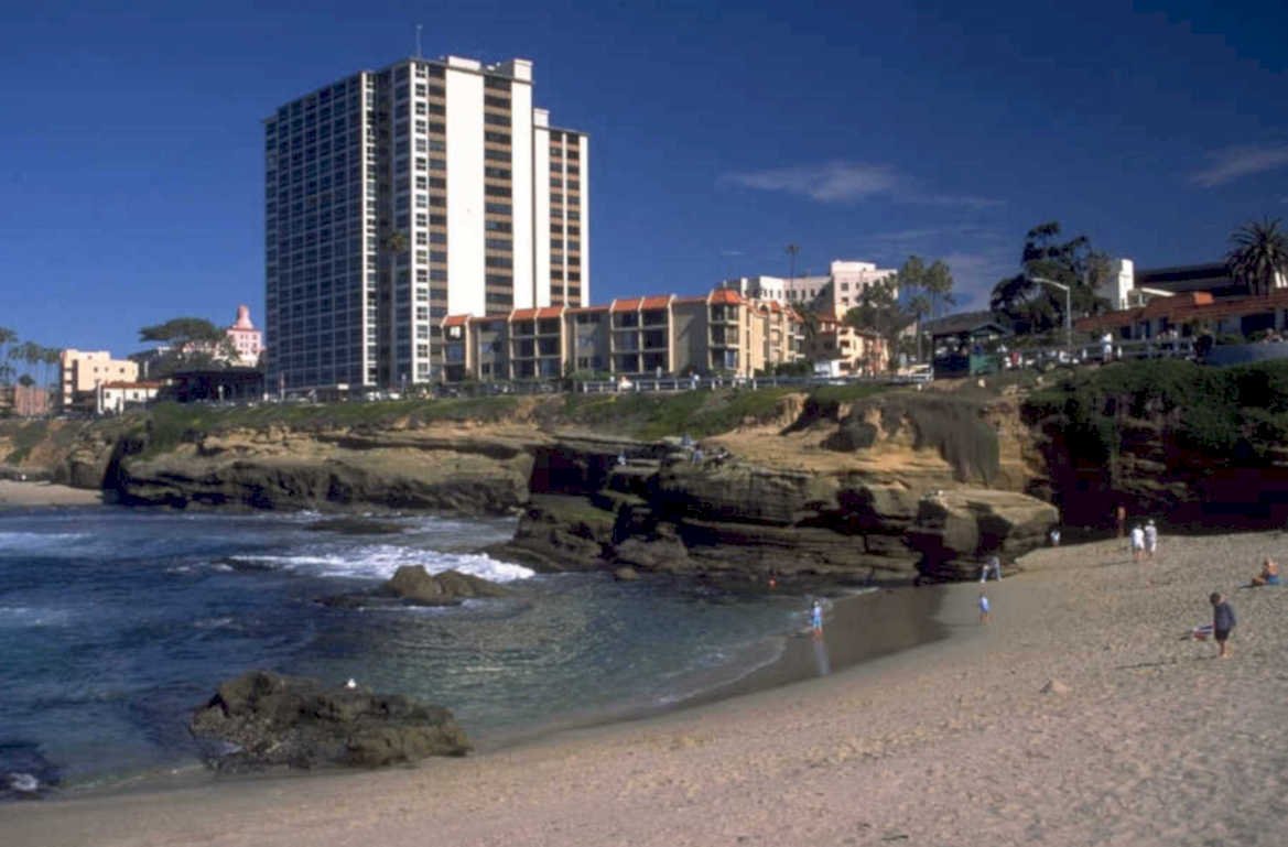 la jolla beach 1980s 1990s A4 Photo Print