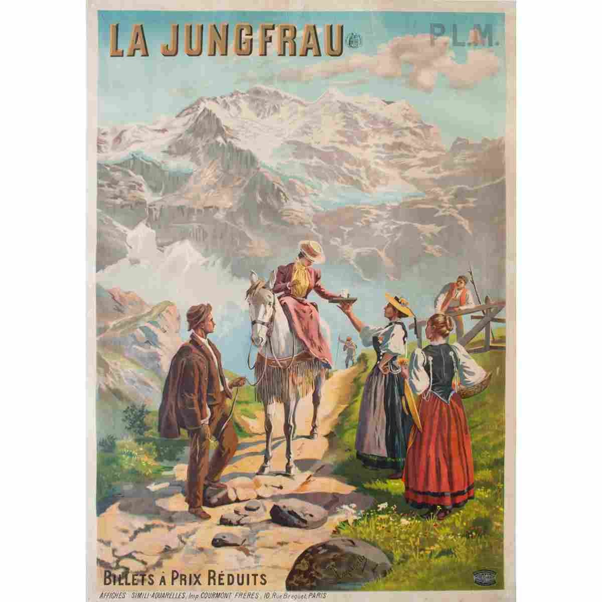 la jungfrau plm tanconville 1895 2 Advert A4 Photo Print
