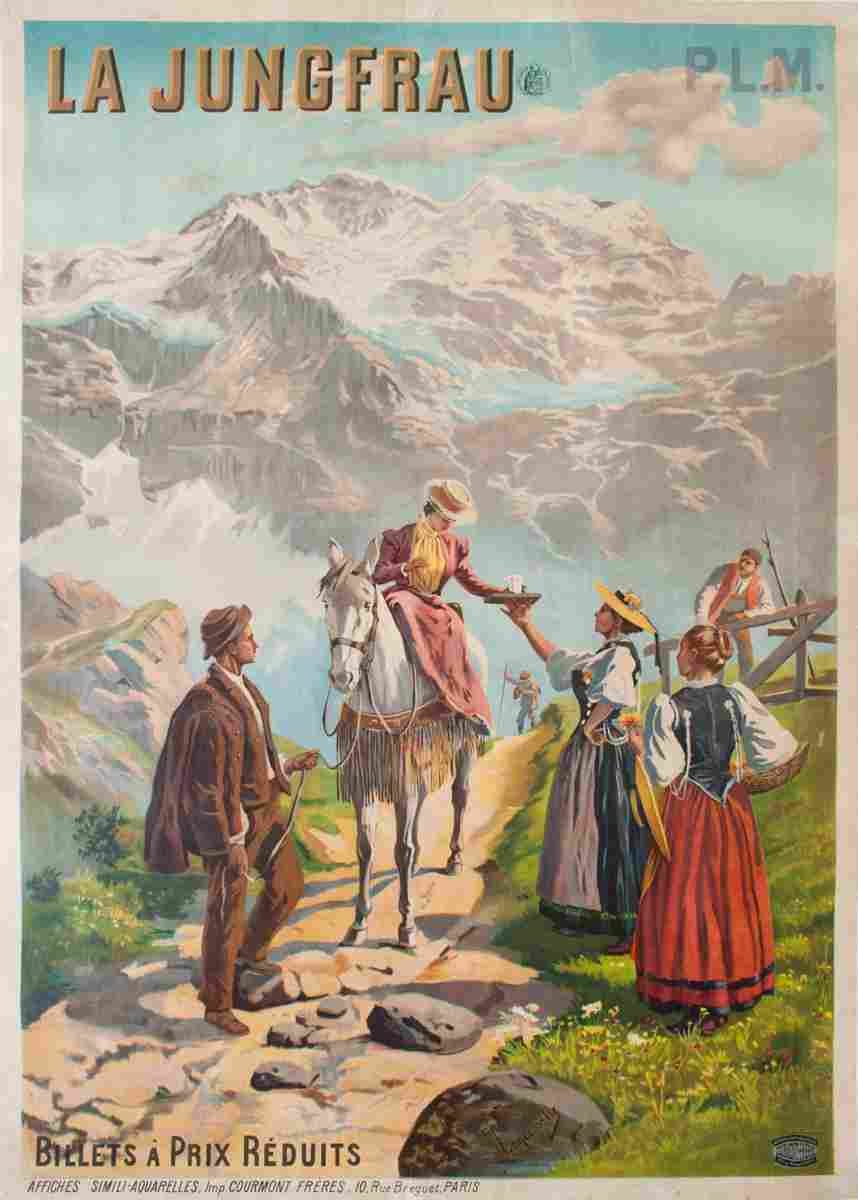 la jungfrau plm tanconville 1895 4 Advert A4 Photo Print