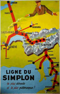 la ligne du simplon walther spinner 1953 4 Advert A4 Photo Print