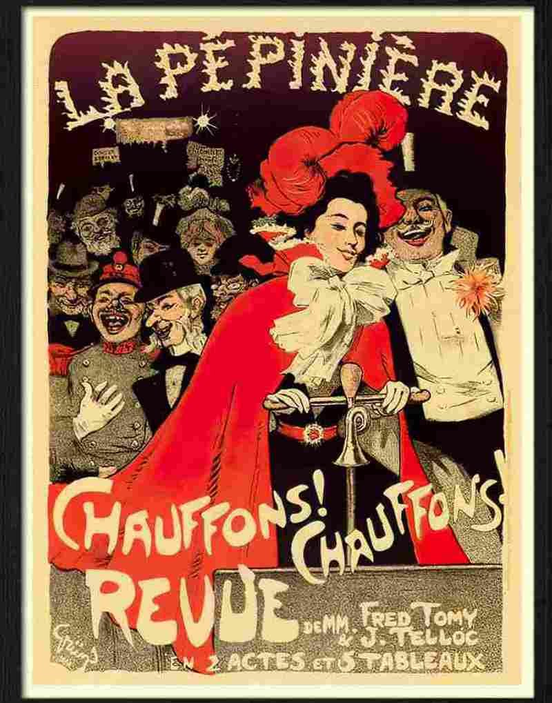 la pepiniere jules alexandre grun theatre poster 1898 2 Advert A4 Photo Print