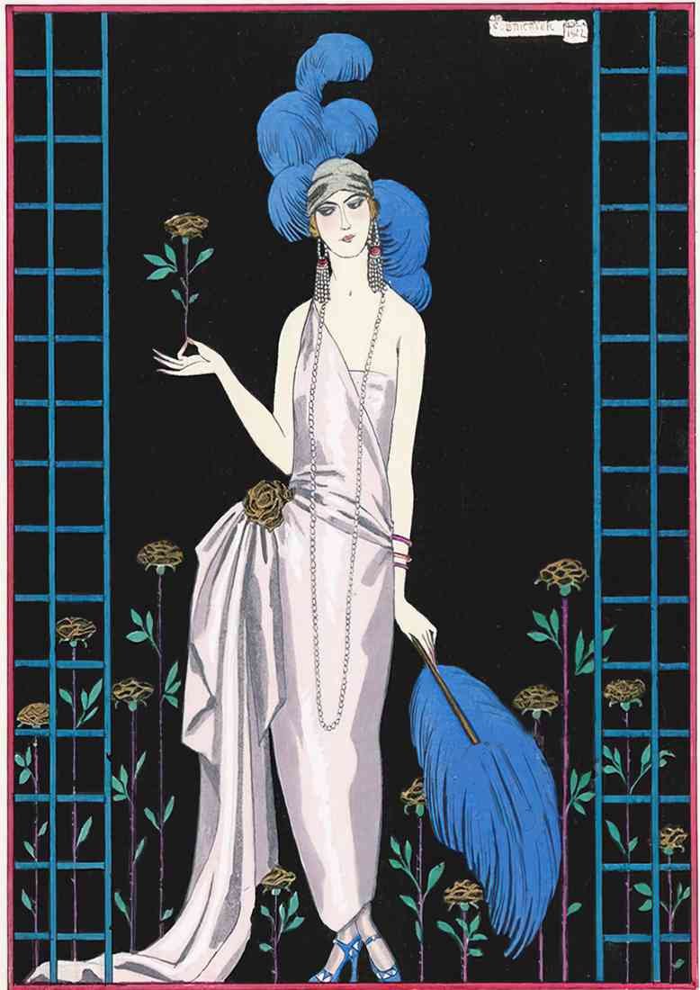 la roseraie george Barbier USE A4 Photo Print