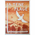 la tene plage louis de meuron 1931 2 Advert A4 Photo Print