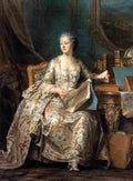la tour maurice quentin madame de pompadour Art A4 Photo Print