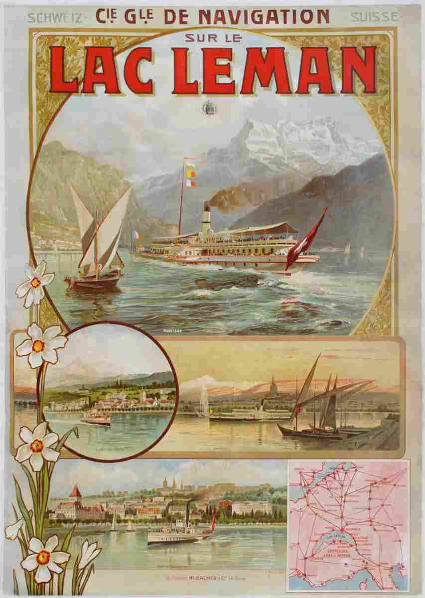 lac leman anton reckziegel 4 Advert A4 Photo Print