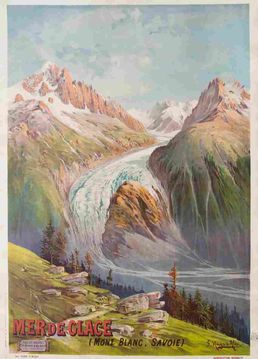 lac leman francois hugo d alesi 1895 5 Advert A4 Photo Print