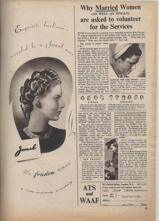 ladies journal 1943 4 Vintage Advert A4 Photo Print