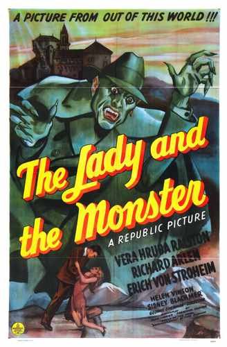 lady and monster 01 film star poster A4 Photo Print