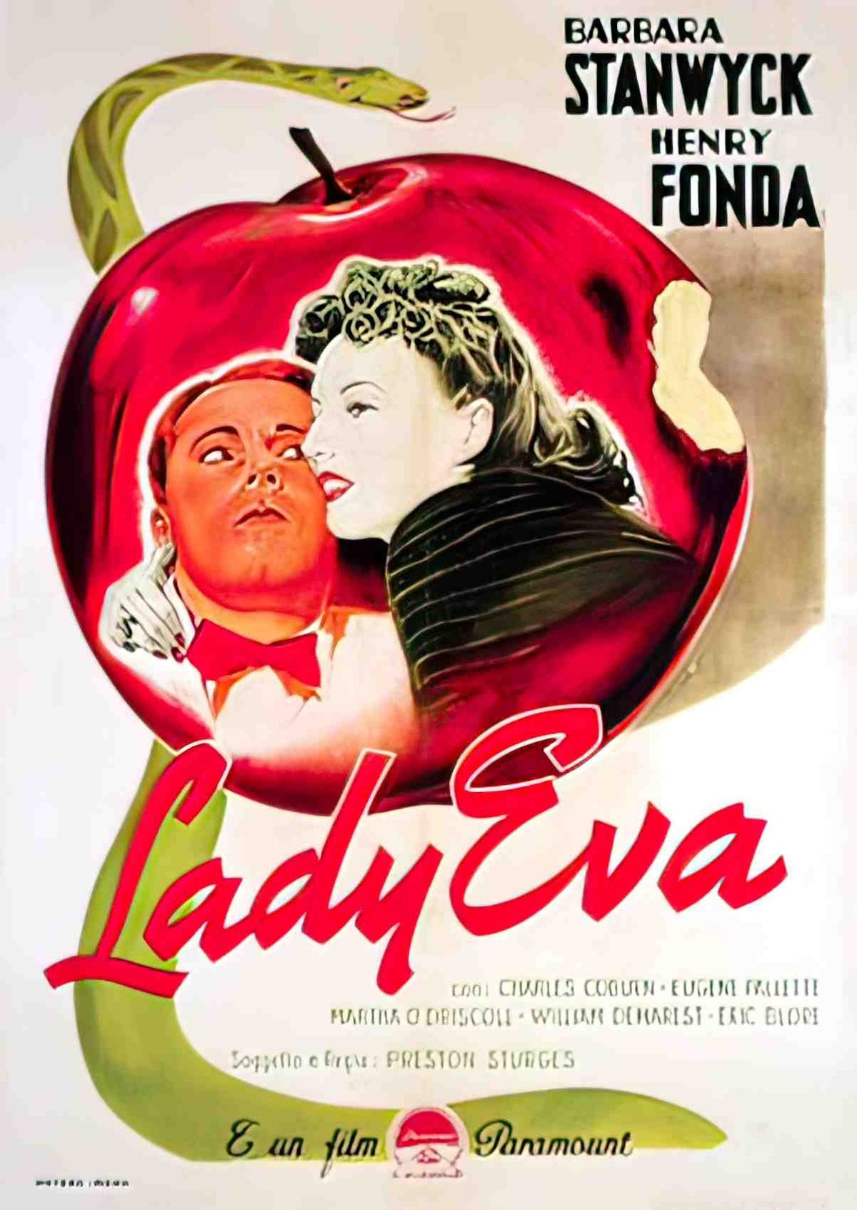 lady eve ital 1F Advert A4 Photo Print
